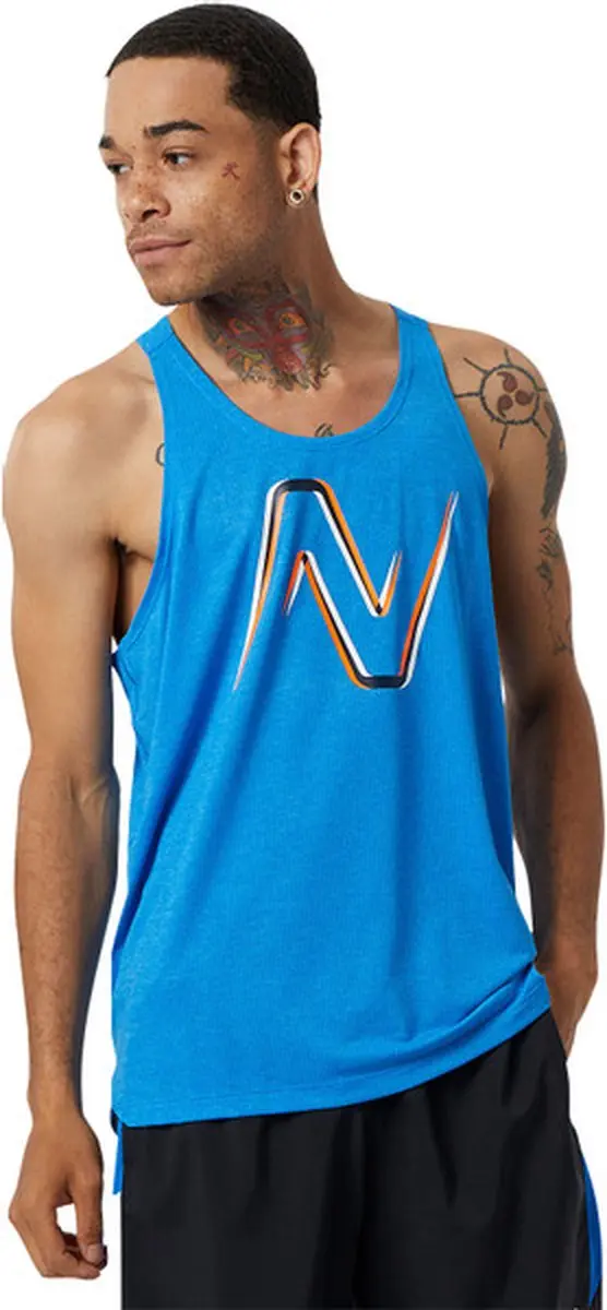 New Balance Impact Run Singlet Heren