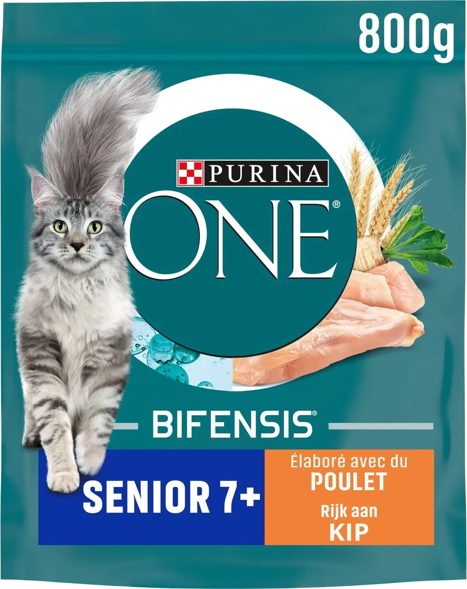 Purina ONE Senior Kip Volkoren Granen
