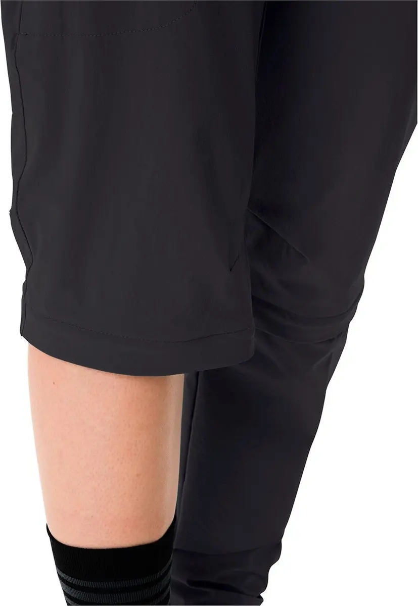 Vaude Farley Stretch Capri T-Zip III Zip-off Broek - Zwart - 34 - afbeelding 5 van 6