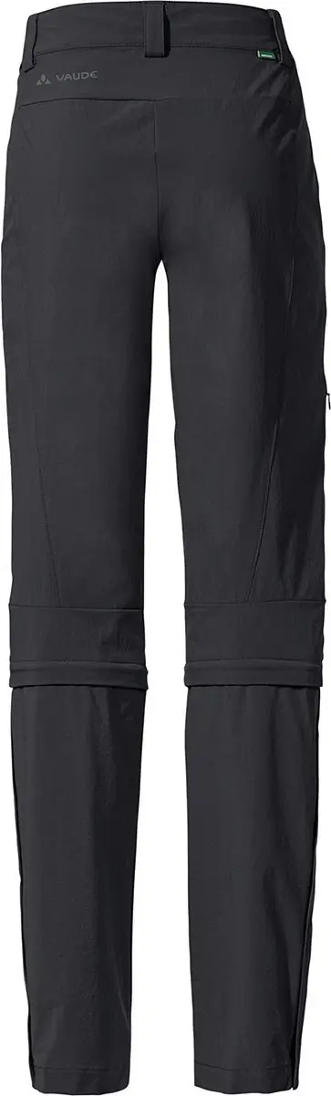 Vaude Farley Stretch Capri T-Zip III Zip-off Broek - Zwart - 34 - afbeelding 3 van 6