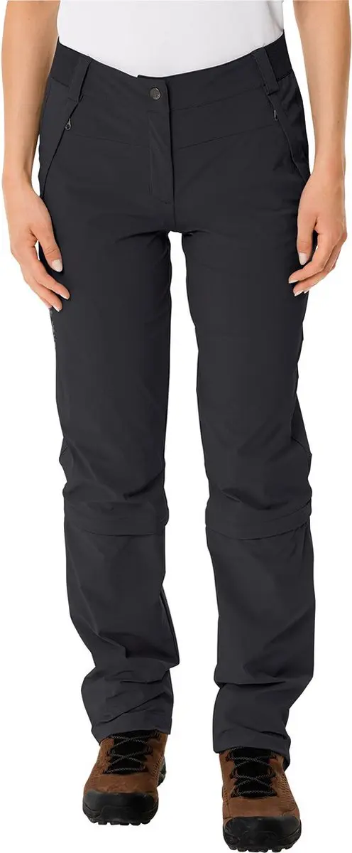 Vaude Farley Stretch Capri T-Zip III Zip-off Broek - Zwart - 34 - afbeelding 6 van 6