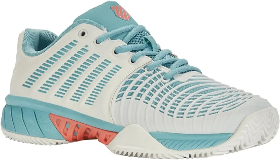 K-Swiss Express Light 3 HB W Tennisschoenen - White/Blue - afbeelding 4 van 6