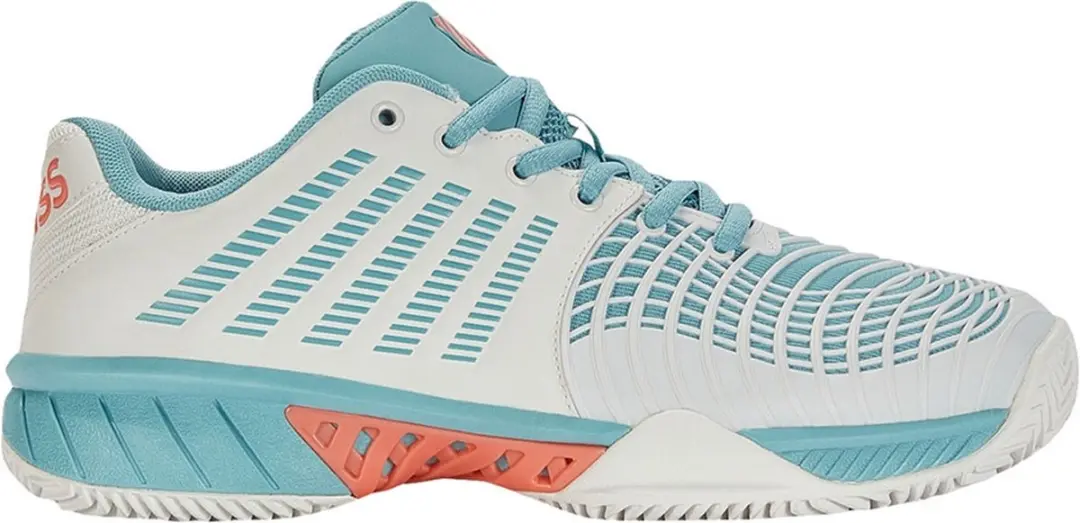 K-Swiss Express Light 3 HB W Tennisschoenen - White/Blue - afbeelding 6 van 6