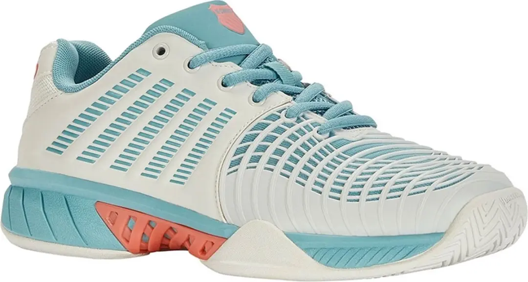K-Swiss Express Light 3 HB W Tennisschoenen - White/Blue - afbeelding 2 van 6