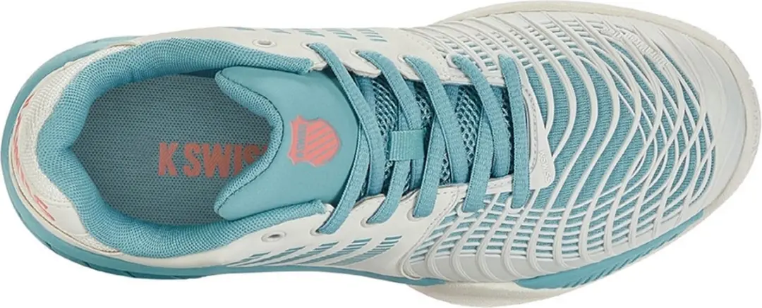 K-Swiss Express Light 3 HB W Tennisschoenen - White/Blue - afbeelding 3 van 6