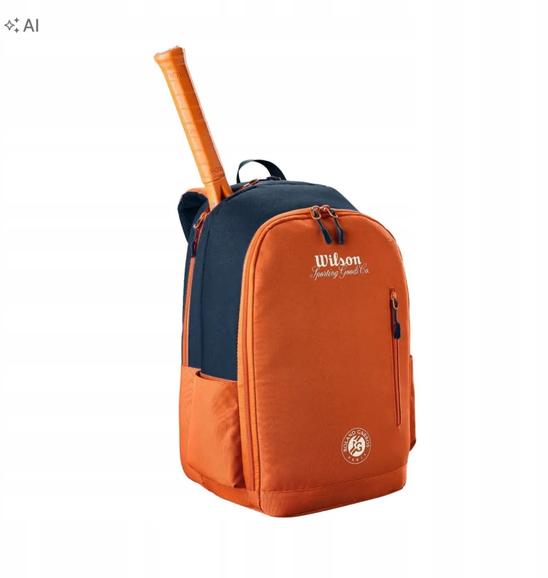 Wilson Roland Garros Team Rugzak 30L - Oranje - afbeelding 5 van 6
