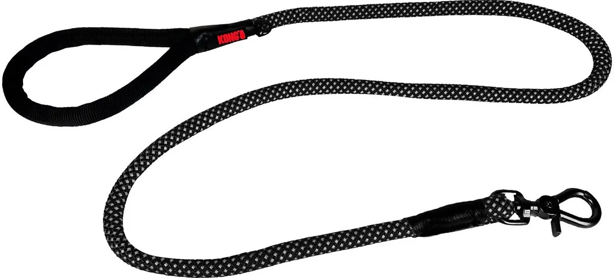 KONG Rope Leash - One Size - Zwart