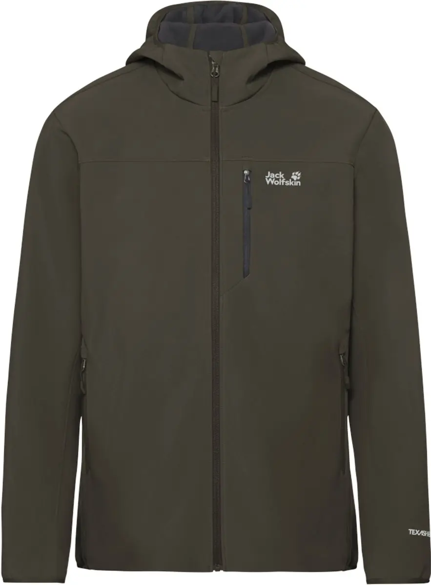 Jack Wolfskin WILD WINDS HOODED JKT M Heren Outdoorjas