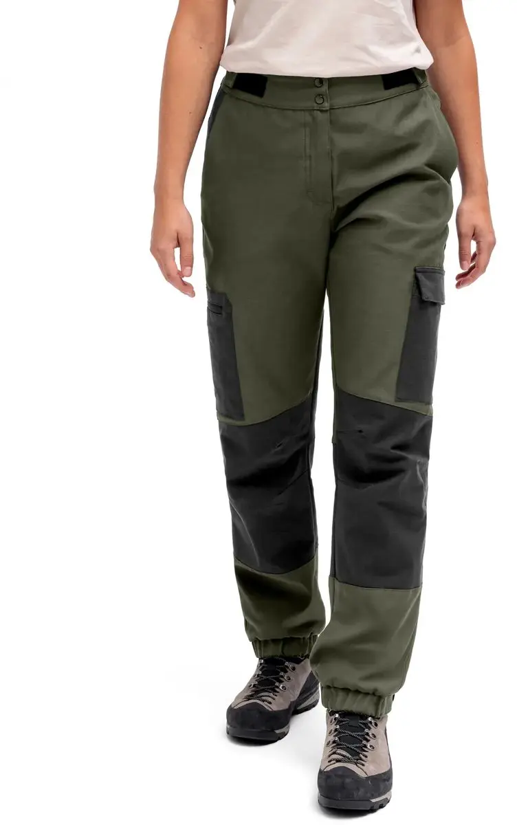 Maier Sports Stoneflex Dames Wandelbroek - Graphite/Black - afbeelding 4 van 4