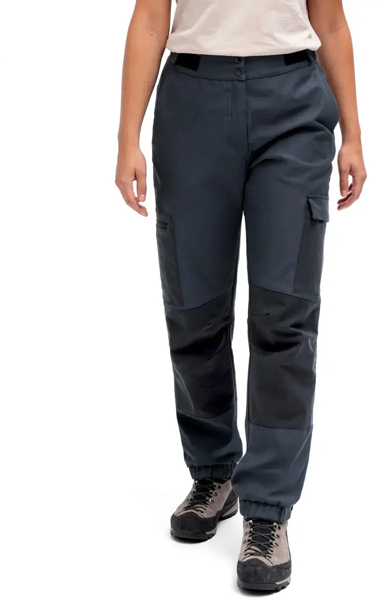 Maier Sports Stoneflex Dames Wandelbroek - Graphite/Black - afbeelding 2 van 4