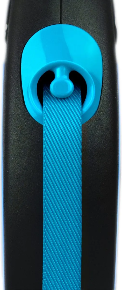 Flexi New Neon Hondenriem M - 5m - Blauw