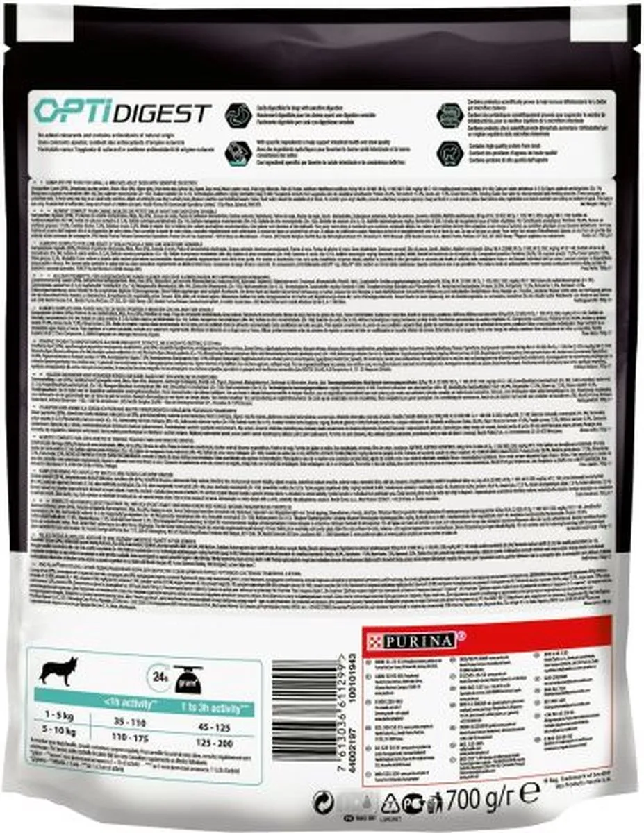 Pro Plan OptiDigest Lam Hondenvoer - 3 kg