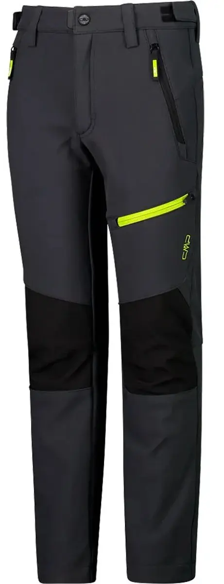 CMP Softshell Broek Kinderen - 5 Jaar - Anthracite/Zwart - afbeelding 2 van 2