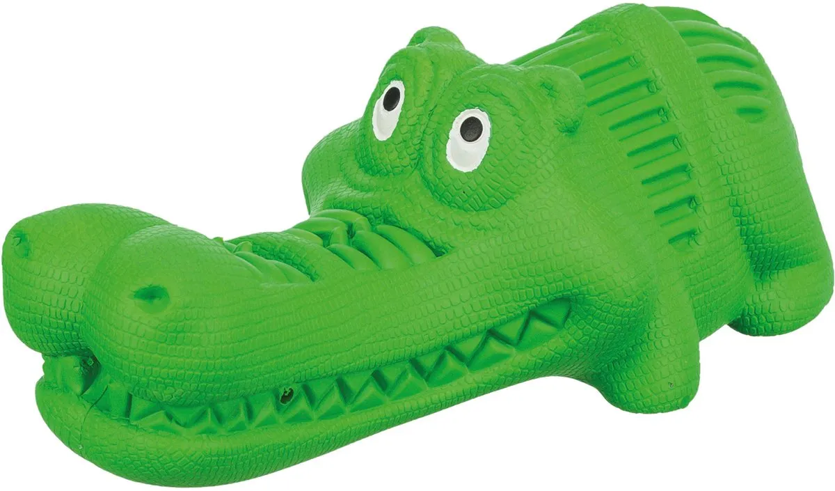 Trixie Snack Krokodil Natuurrubber Groen 18cm