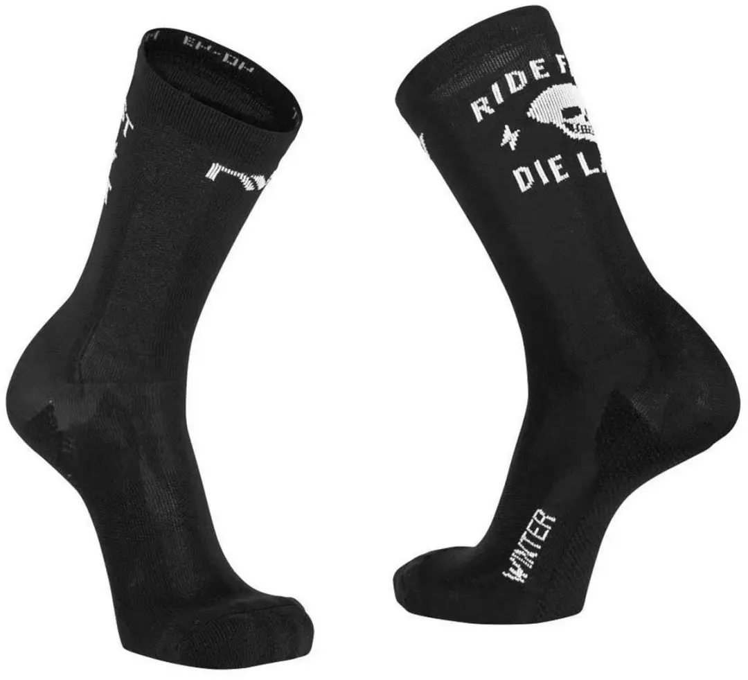 Northwave Ride Fast Die Last Fietssokken - Zwart - afbeelding 4 van 5