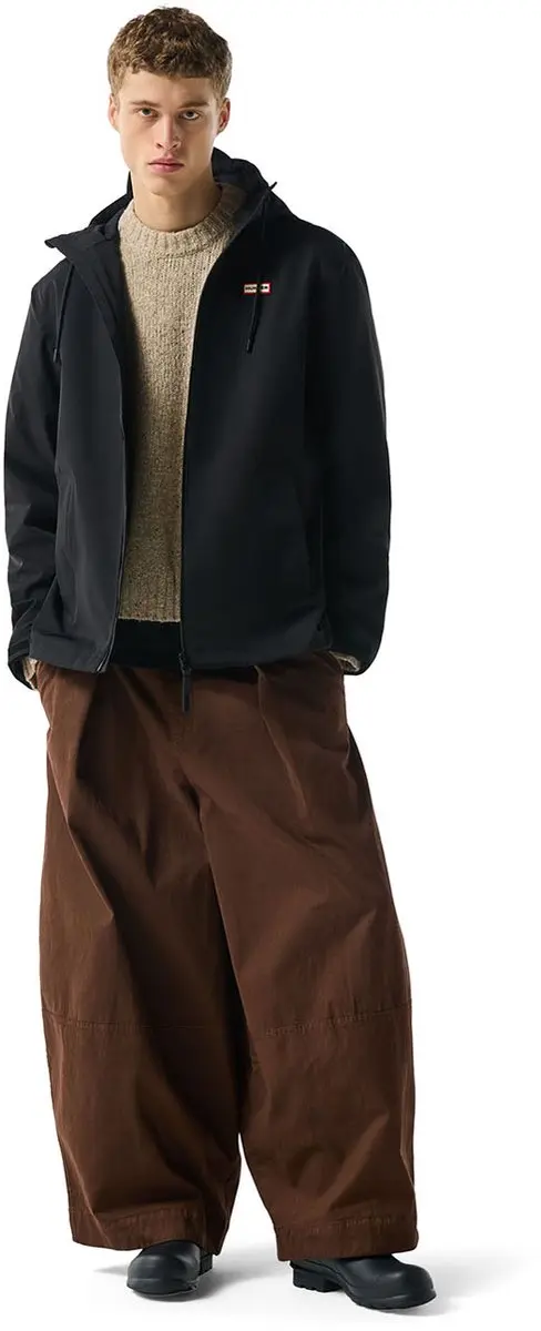 Originals Waterproof Jacket Heren Jas Polyester Zwart Waterdicht