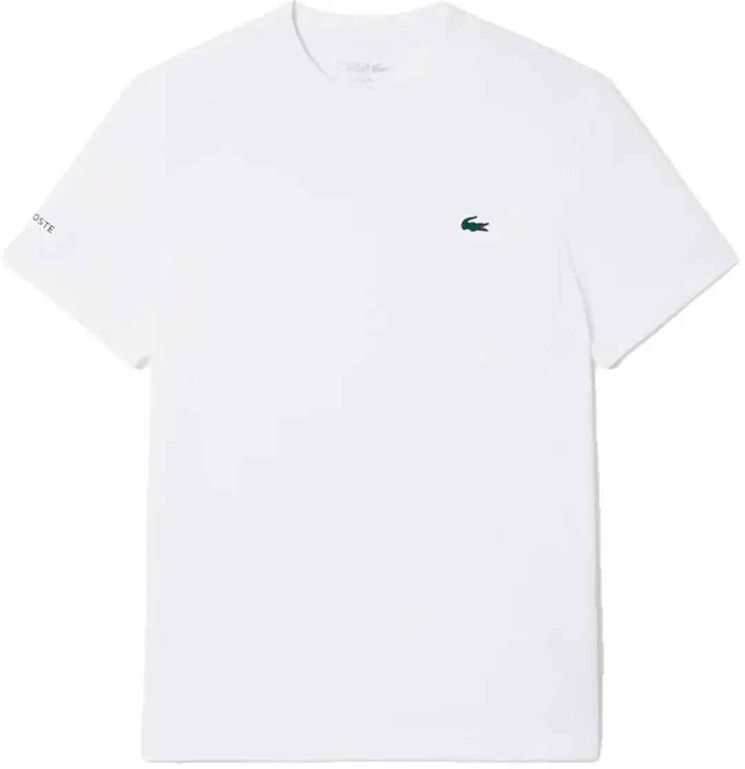 Lacoste Ndjokovic On Court T-shirt Met Korte Mouwen Wit L Man