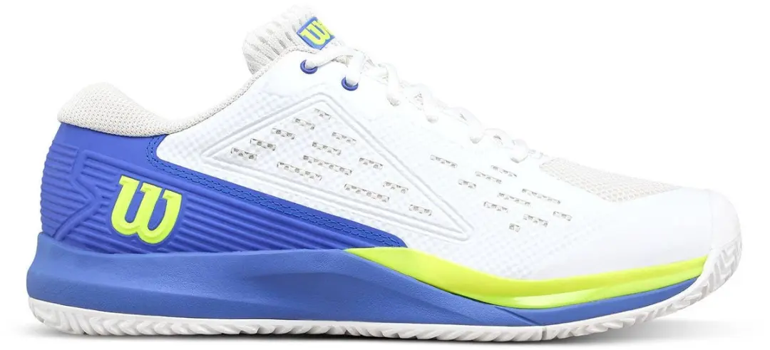 Wilson Rush Pro Ace Blanc/bleu/jaune