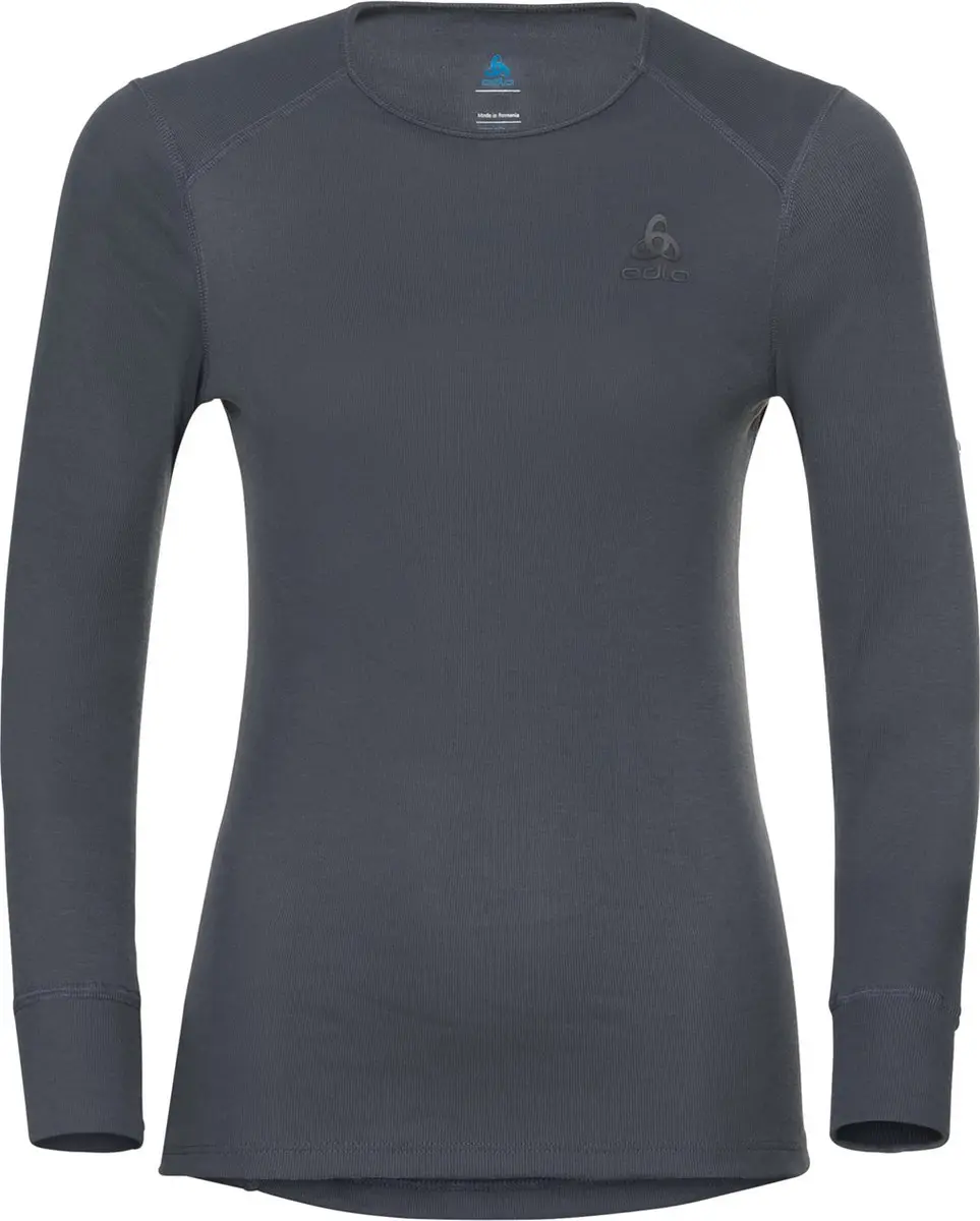 Odlo Shirt Ronde Hals Lange Mouwen ACTIVE WARM ECO GRIJS