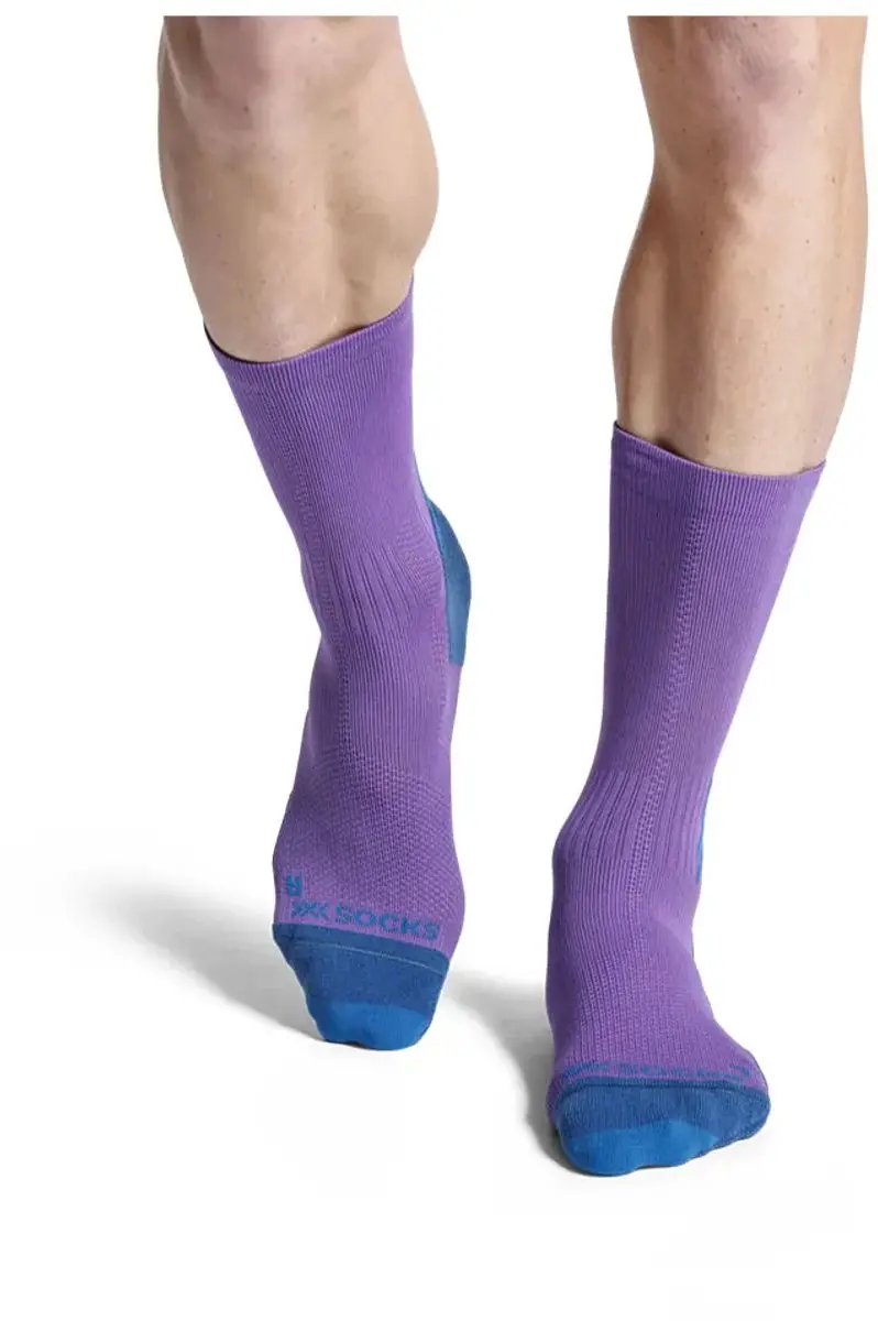 X-Socks Run Discover Hardloopsokken - Neobergine/X Zwart - afbeelding 3 van 6