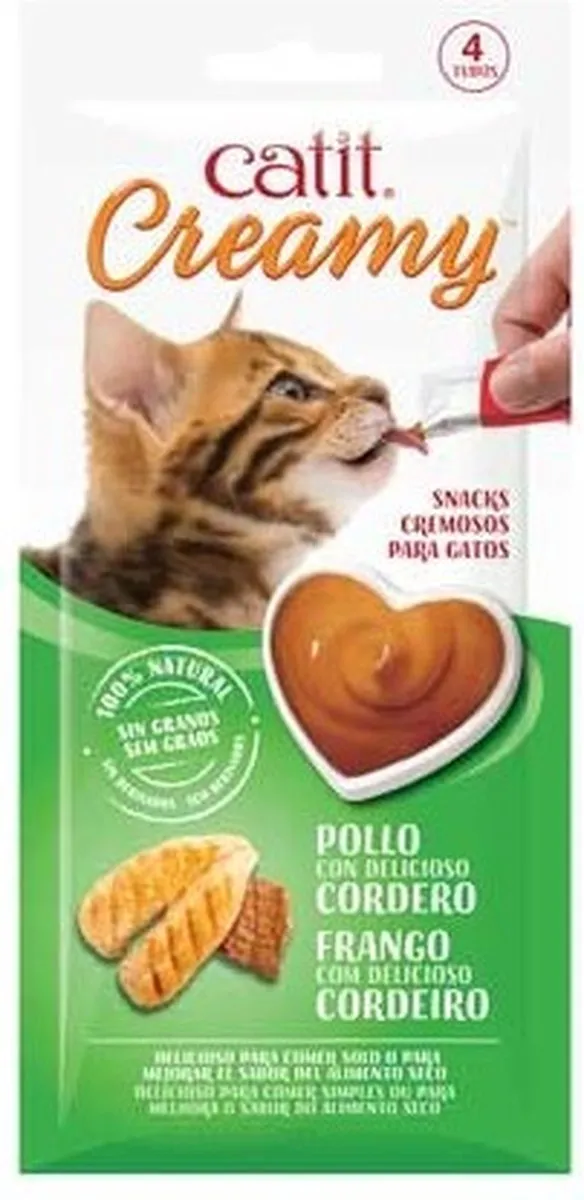 Catit Ca Creamy Kip & Lam Kattensnacks