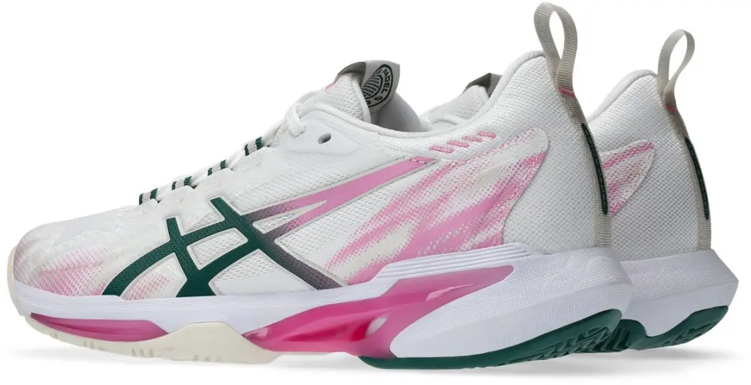 ASICS Sonicsmash FF Dames Padelschoenen - Wit/Roze - afbeelding 2 van 6