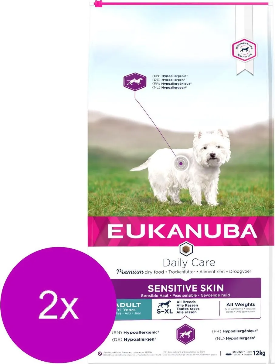Eukanuba Dog Sensitive Skin Vis Hondenvoer