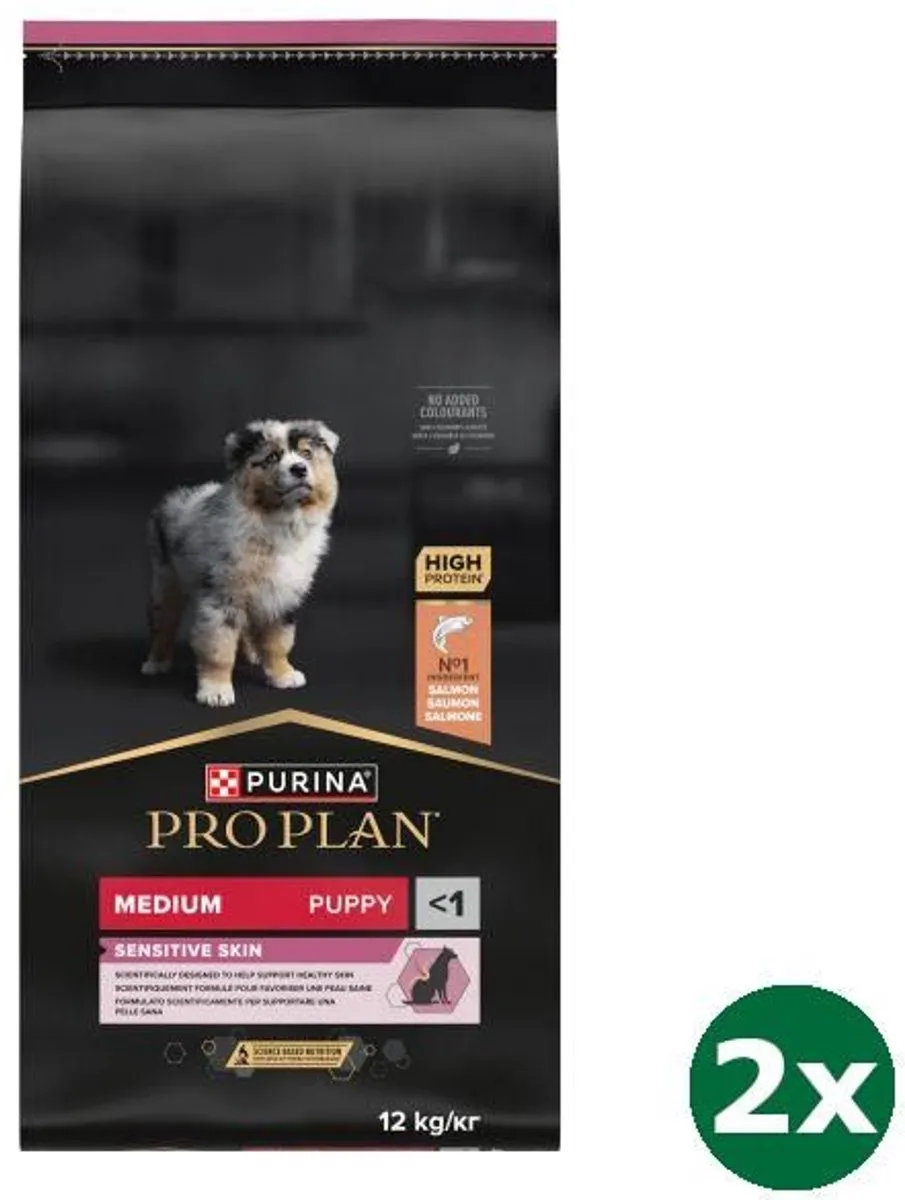 Pro Plan Puppy Medium Sensitive Skin Hondenvoer