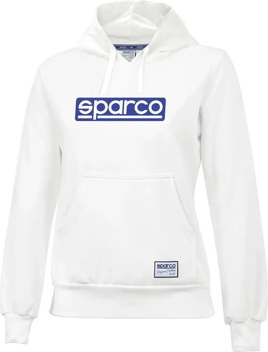 Sparco Original Dames Hoodie - Wit - Maat M