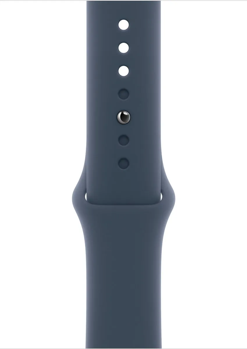 Apple Watch Sportband Stormblauw 45mm M/L
