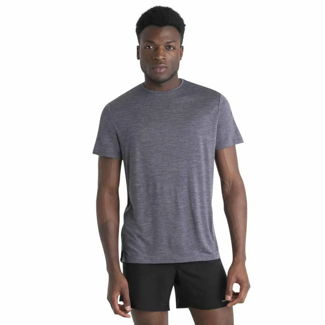 Icebreaker Merino 125 Cool-lite Sphere Iii T-shirt Met Korte Mouwen Grijs S Man