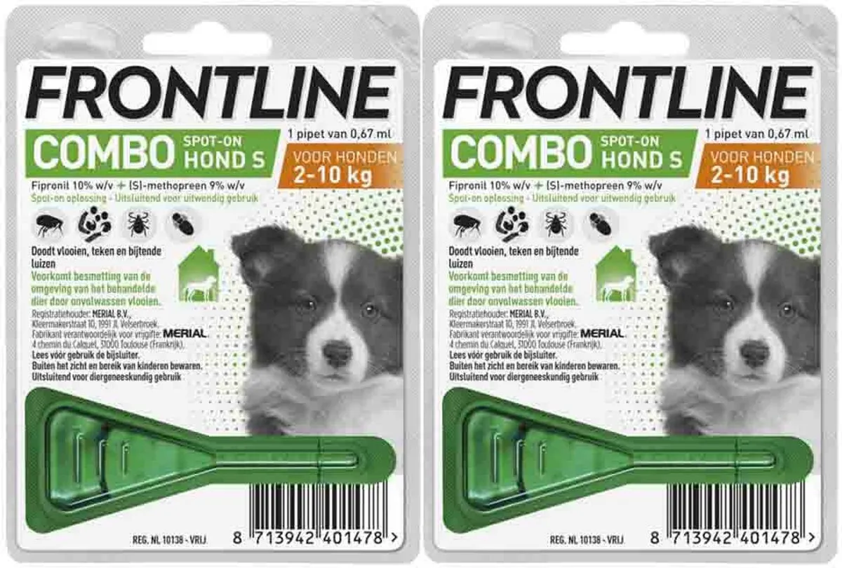 Frontline Combo Puppy Vlooienmiddel 2x2g