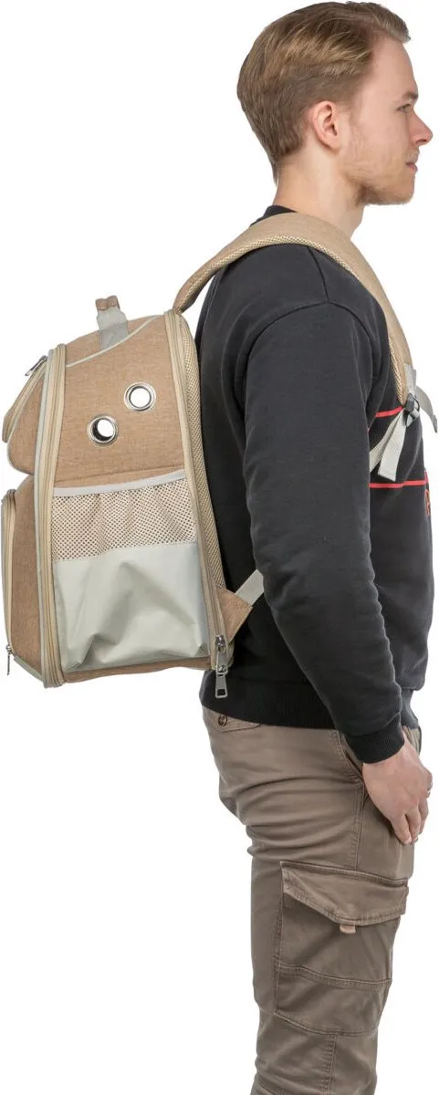 Trixie Willow Rugtas - 38x25x45cm - Beige - afbeelding 6 van 6