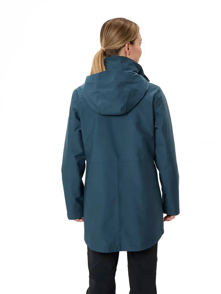 Vaude Idris IV 3-in-1 Damesparka - Dark Sea - 48 - afbeelding 6 van 6