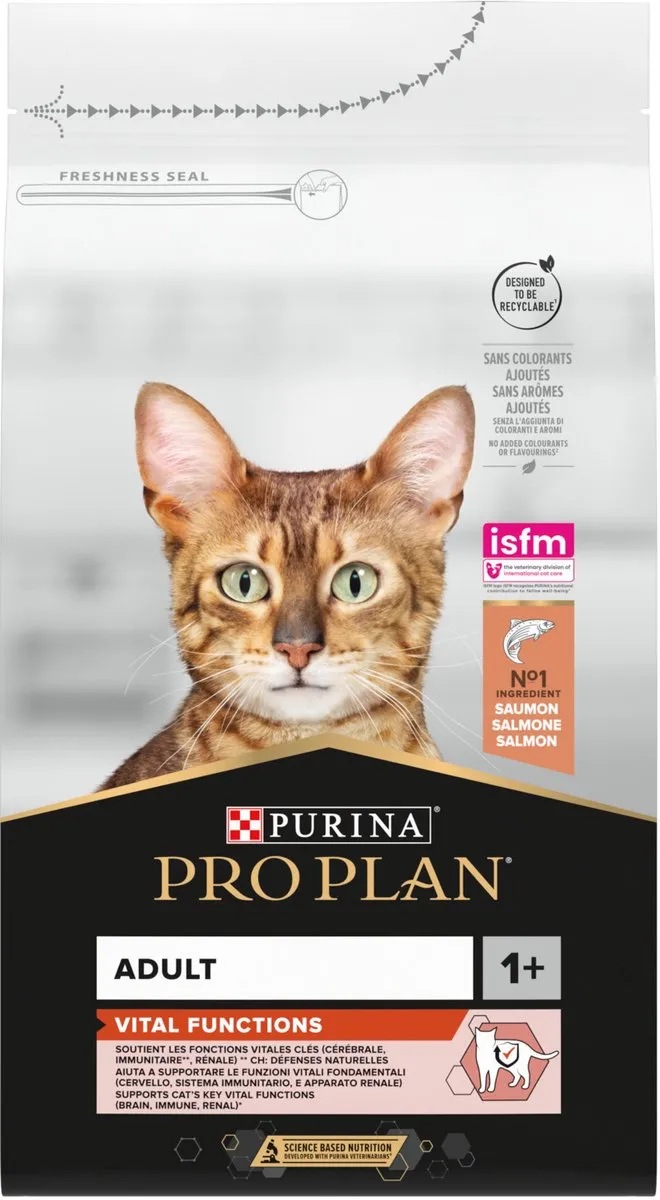 Pro Plan Adult Vital Functions Kattenvoer Zalm 1,5 kg