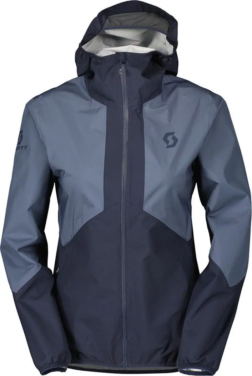 Scott Explorair Light Dryo 2.5l Regenjack Met Volledige Rits Blauw M Vrouw