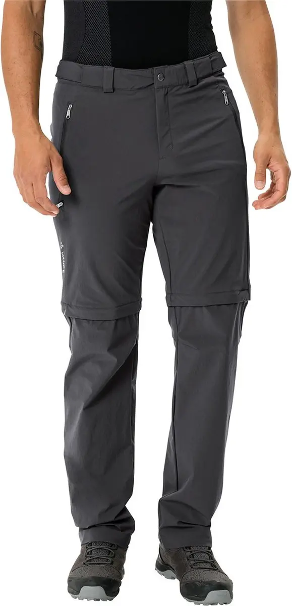 Vaude Farley Stretch T-Zip III Broek - Zwart - afbeelding 2 van 6