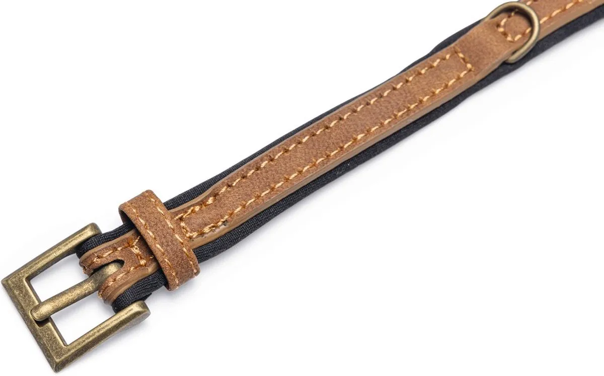 Beeztees Balacron Ax Hondenhalsband Bruin - 10mm - 24-30cm