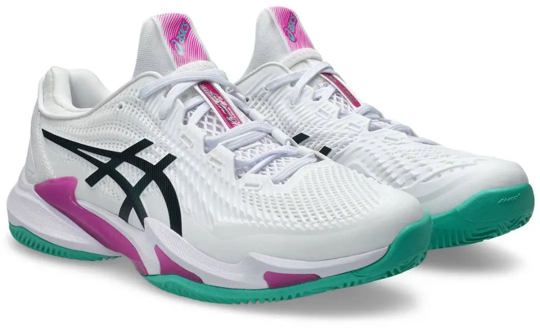 ASICS Court FF 3 Clay Schoenen - White/Digital Sakura - afbeelding 2 van 6