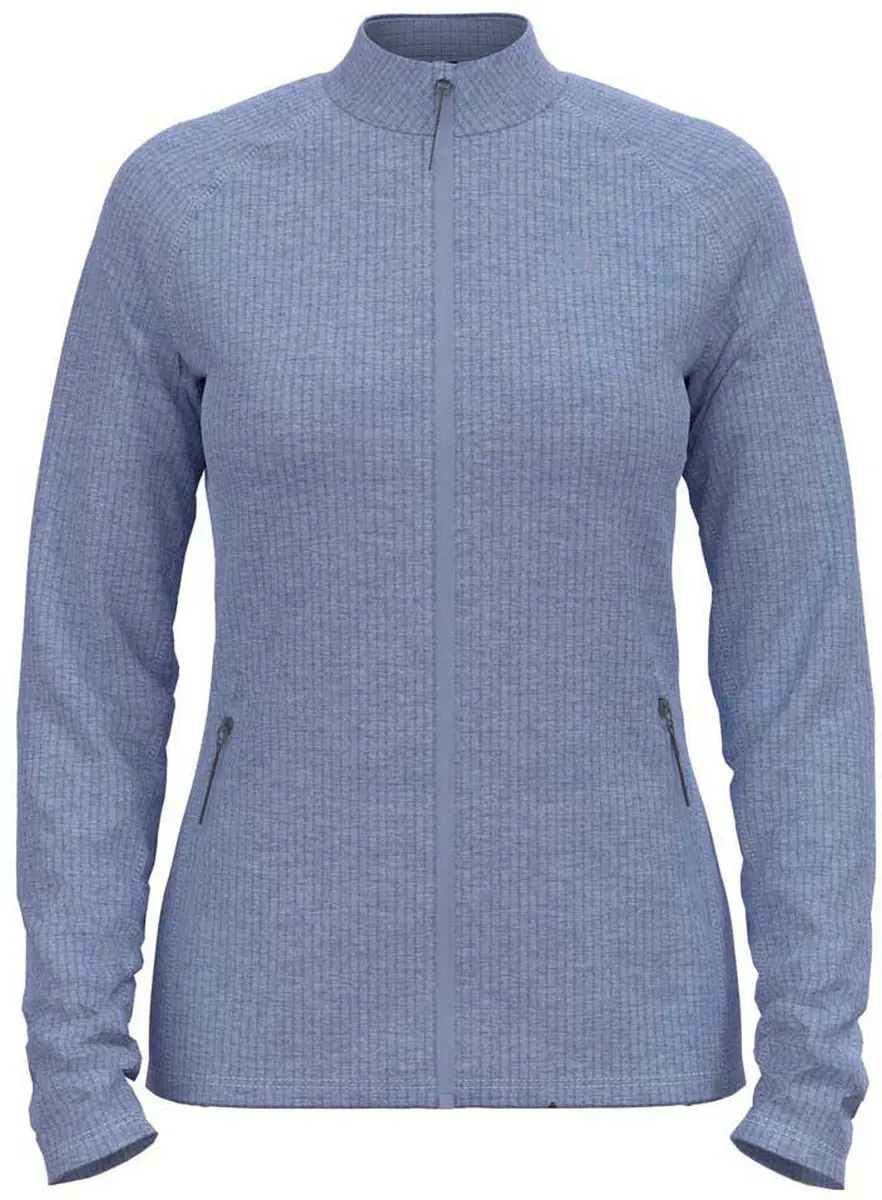 Odlo Fli Fleece Voering Met Ritssluiting Blauw M Vrouw