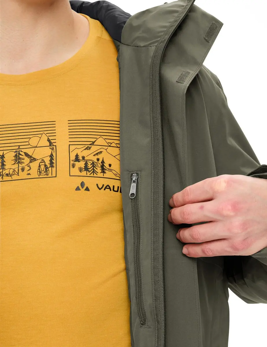 Vaude Rosemoor II Jas - Khaki - L - afbeelding 3 van 6