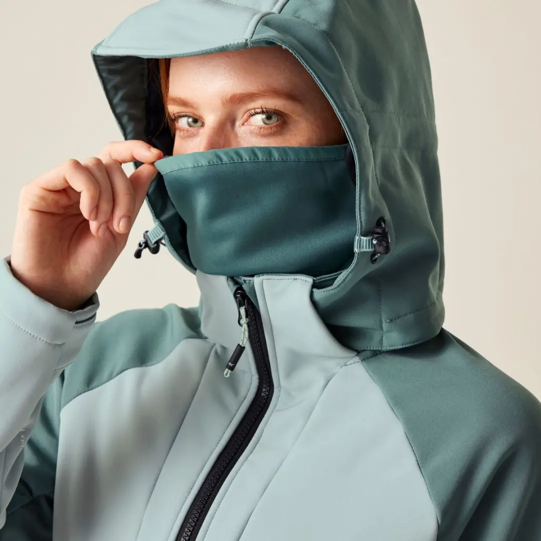 Regatta Desoto Waterdichte Softshell Jas - Groen - afbeelding 5 van 6