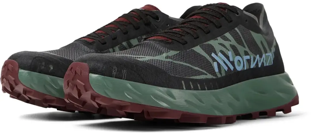 NNormal Kjerag Brut Trailschoenen - Zwart/Groen - EU 41 1/3 - afbeelding 3 van 4