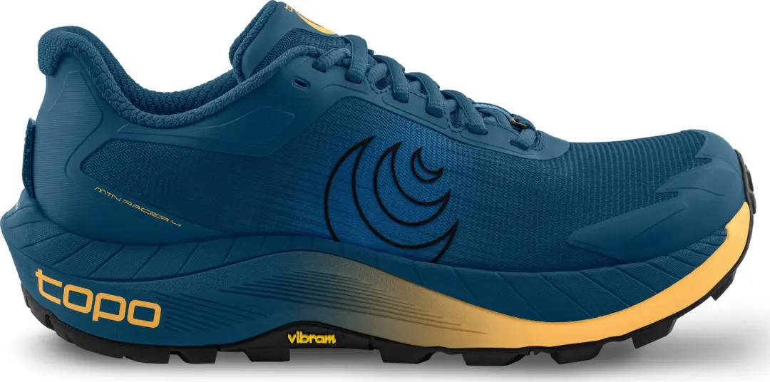 Topo Athletic MTN Racer 4 Trailschoenen - Zwart/Geel - afbeelding 2 van 2