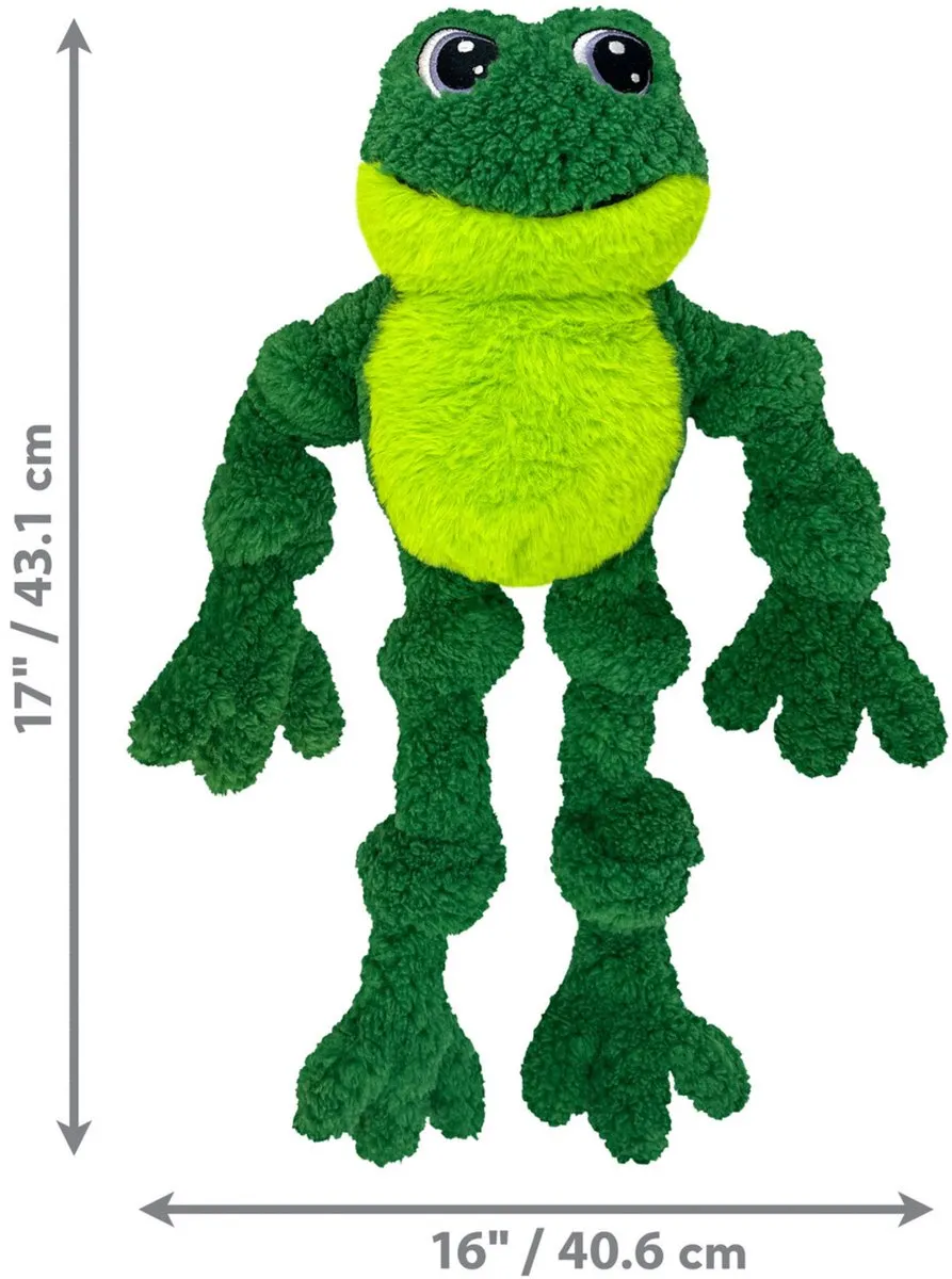 KONG Knots Frog Groene Knuffel 46cm