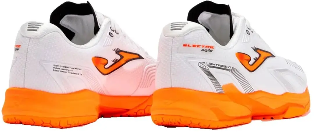 Joma Electric Tennisschoenen - Wit/Oranje - afbeelding 3 van 4