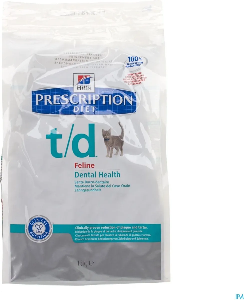 Hill's Prescription Diet T/D Kattenvoer