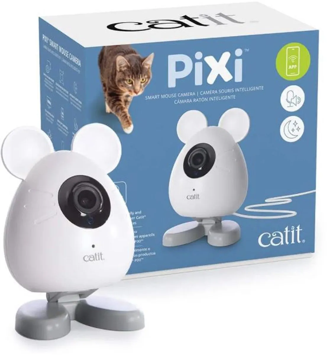 Catit Pixi Smart Mouse Camera - Wit