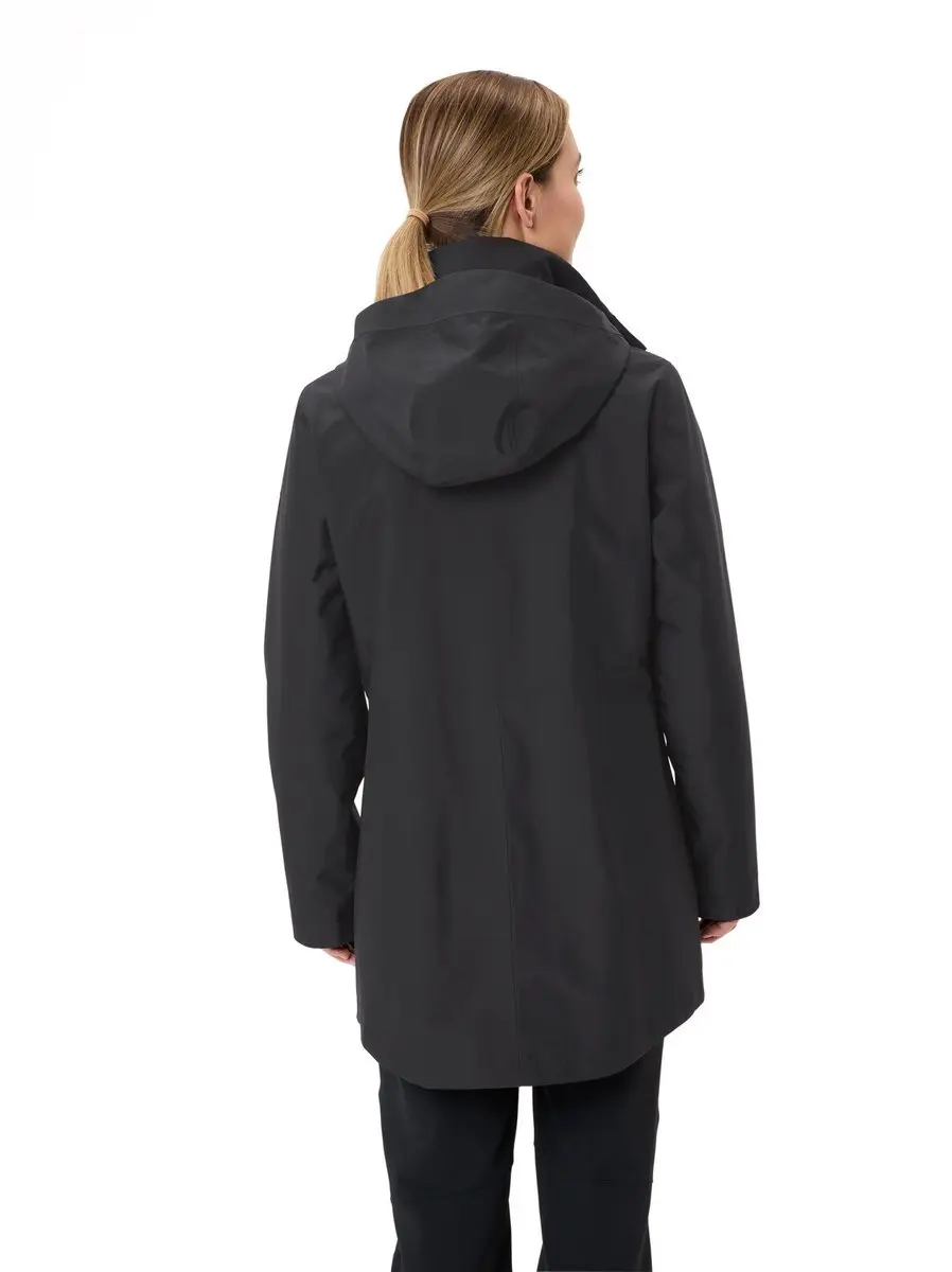 VAUDE Idris 3in1 Parka IV Dames - Zwart - afbeelding 6 van 6