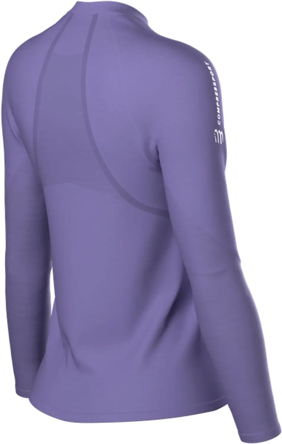 Compressport Merino Half-Zip LS T-shirt - Aster Purple - afbeelding 2 van 6
